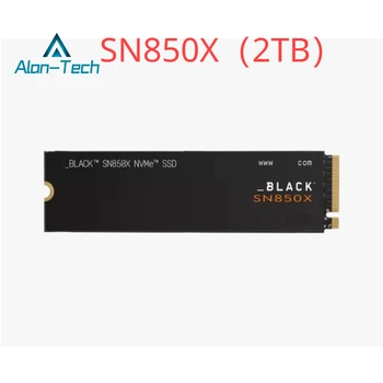 W-D SN850X 2TB JAUNUS SSD diskus, Melnā SSD PCIe M. 2 2280 SSD Spēļu galda un Portatīvo datoru