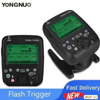 YONGNUO YN560-TX PRO Speedlite Raidītājs Flash Trigger Canon Nikon YN560III/IV/YN660/YN720/YN860Li Flash