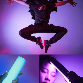 Āra Fotogrāfija Atmosfēru Aizpildīt Vieglo Portatīvo LED Selfie Lampas Pārgājienu Ceļojumu
